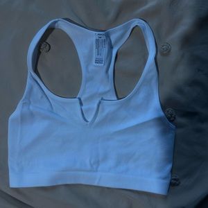 white bra/ tank